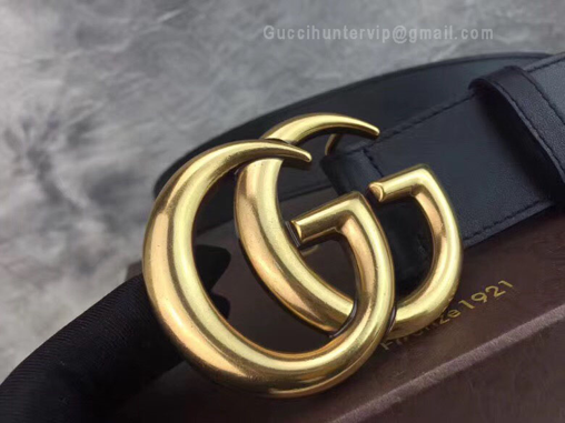 Gucci Leather Belt Replica with Double 