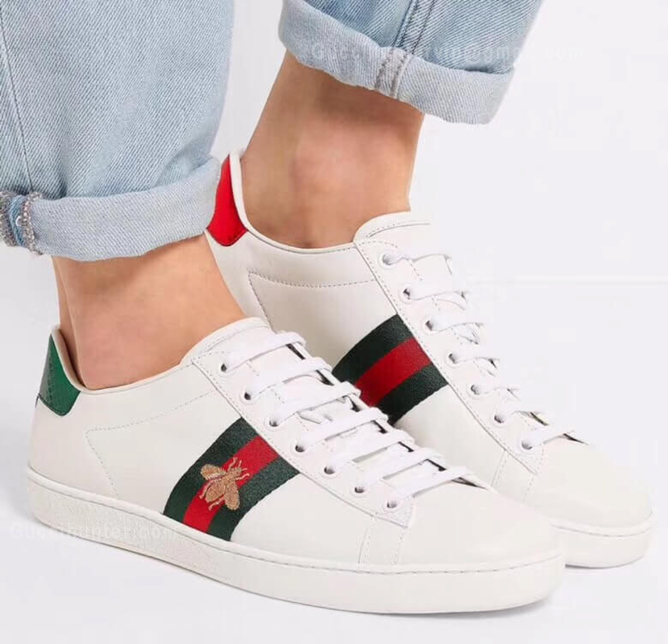 Gucci Ace Replica Embroidered Sneakers 