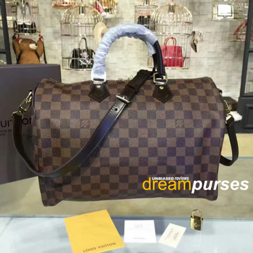 LOUIS VUITTON SPEEDY B 35 REVIEW / PROS & CONS / WIMB / WEAR AND TEAR 