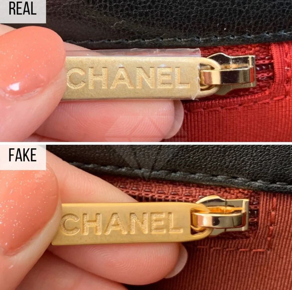chanel Zippers & Clasps real vs fake