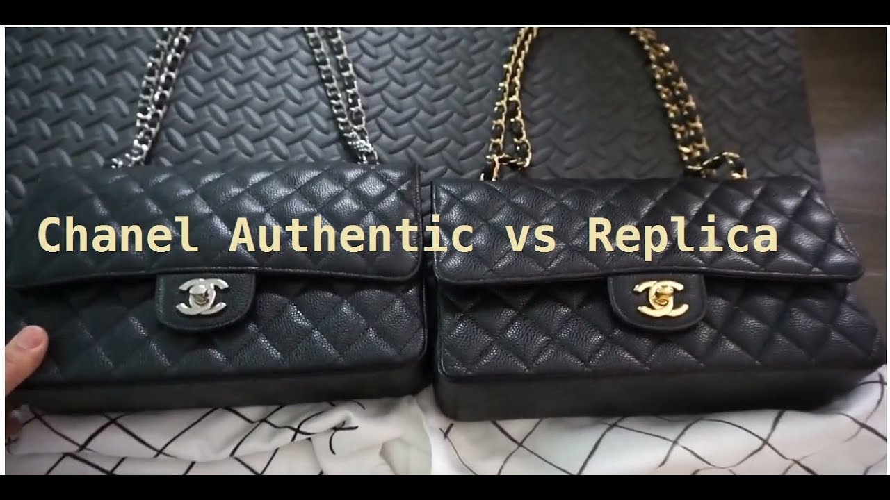 Chanel bag Leather original vs replica